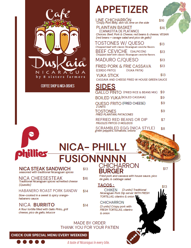  Breakfast Menu